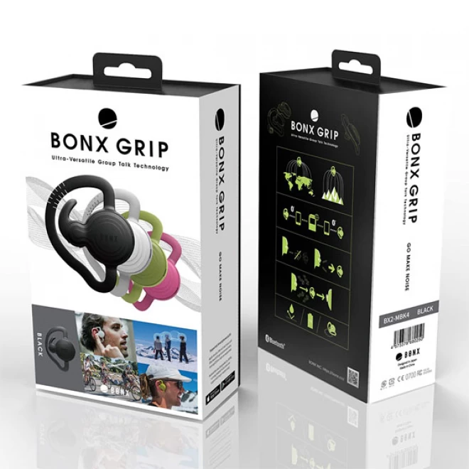 BONX Grip Black スマホアプリを利用した新感覚トランシーバー